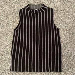 Moth brand from Anthropologie black and white tank top